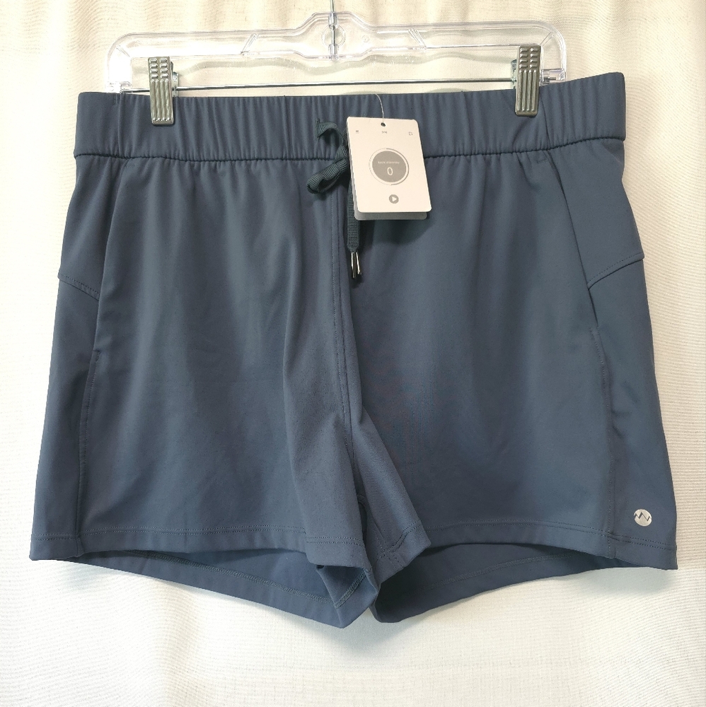 Women's Blue Athletic Shorts